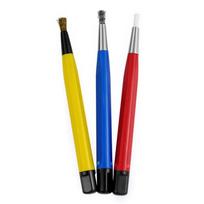 3Pcs Fiberglass Scratch Brush Pen Jewelry Watch Coin Cleaning Electronic Application Removing Rust and Corrosionrd 1