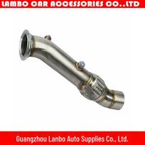 BMW išmetimo kolektorius 2011 m. N55 535i, F10, 640i, 740Li Downpipe Yes matinės sidabro spalvos