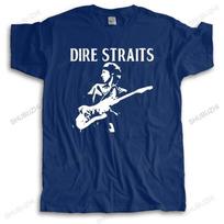 DIRE STRAITS British Rock 1970s 1980s TShirt M3XL Unisex T-Shirt L