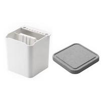 Portable Brush Cleaning Container Includes Absorbent Pad for Efficient Cleaning and Storage of Brushes Ideal for Traveling Model Builders 1