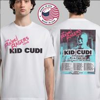Kid Cudi Rebel Ragers Turas 2026 Šiaurės Amerika Datos Dvišoniai Unisex Marškinėliai Unisex Marškinėliai XXXXL