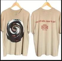 Nine Inch Nails Closer To God TShirt Reprint Spiral Vintage Band Tee Unisex T-Shirt XXXL
