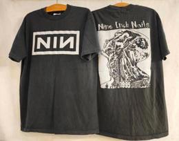 NINE INCH NAILS NIN Vintažiniai 1995 m. FURTHER DOWN THE SPIRAL marškinėliai REPRINT Unisex marškinėliai L