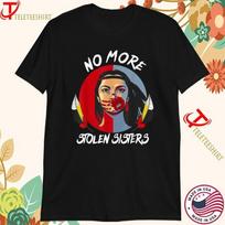 No-More Stolen Sister Shirt Red Hand Mmiw Awareness America Native T-Shirt Unisex T-Shirt S