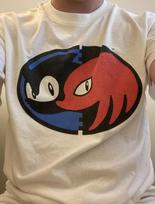 Pakartotinis spausdinimas 1994 Sonic ir Knuckles Marškinėliai trumpomis rankovėmis Unisex marškinėliai Unisex marškinėliai NH25387 L brown