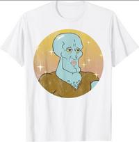 SpongeBob SquarePants Handsome Squidward Portrait T-shirt size S-5XL Unisex T-Shirt S