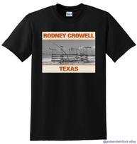 RODNEY CROWELL MARŠKINĖLIAI texas vinilinė CD viršelis S-5XL Unisex marškinėliai S