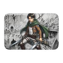 Attackes on Titan Doormat Non-Slip Bath Kitchen Welcome Mat Toilet Door Floor Entrance Carpet Rug Footpad 60cm x 90cm
