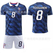 2026-27 World Cup Home Football Uniform 7 Dembele 11 Ollise White Pants No. 10Mbabpe Jersey #20