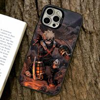 Katsuki Bakugo telefono dėklas iPhone 17,16,15,14,13,12,11 Plus,Pro Max,XS, Spalvingas sidabrinis telefono dėklas Funda Dangtelis iPhone13Pro
