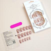 Wear Nail Nail Art Patch Nail Stickers Short Plated Removable Nail Patch None