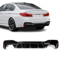 M5-style Difuzorius skirtas BMW G30 / G31 su M-Pack, juodas blizgus