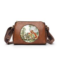 Fashion Printing Women Purses and Handbags Crossbody Luxury Designers High Quality Solid Color Leather Shoulder Messenger Bags