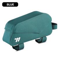 WEST BIKING Bicycle Magnetic Lid Top Tube Bag With Bolts Mounted & Straps MTB Road Bike Waterproof  Front Frame Structured Bag 1L povo mėlyna spalva