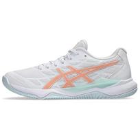 Asics Gel Tactic 12 Balti Ryškiai Saulės Akmens Moteriški Sportbačiai 1072A092-102 41.5