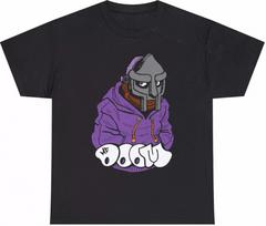 MF Doom Purple Hoodie 90s Hip Hop Rap Vintage Style T-shirt, size S-4XL L