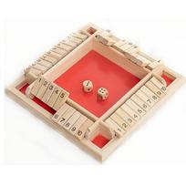 2–4 žaidėjų mediniai matematikos atvartai ir kauliukų lentos žaidimas pažintinio mąstymo gebėjimų medžio uždarymo instrukcijos Prabangios suaugusiesiems vaikams