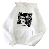 Ariana Grande Die for You Hoodie Ariana Grande Merch Men Fashion Printed Hoodie Casual Sweatshirt Top Hoodie Sweatshirt Harajuku S