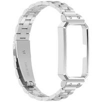 Pakeičiama nerūdijančio plieno apyrankė Metalinis patvarus apsauginis rėmelis Reguliuojama laikrodžio apyrankė Huawei Band 10 9 8 sidabras