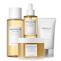 SKIN1004 Madagascar Centella Soothing Skincare Set (Toner Pad 70 Pads + Toner 210ml + Ampoule 55ml + Cream 75ml)