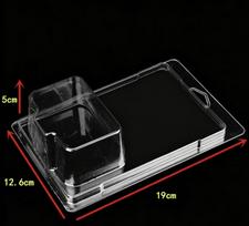 Apsauginis dėklas, suderinamas su Hot Wheels vitrina, laikymo dėklas, plastikinio modelinio automobilio atsegami dėklai, vitrina, skaidrus metalinis modelinis automobilis 5PCS