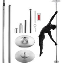 Professional Dancing Pole, Spinning Static Dancing Pole Kit, Portable Removable Pole, 45mm Heavy-Duty Stainless Steel Pole, Height Adjustable Fitness