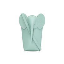 Loewe dramblio kišenės logotipas įspaustas klasikinės dramblio formos odinė telefono rankinė moteriška petinė rankinė šviesiai mėlyna C623B02X04-8764 Basic Set (Bag+Dust Bag)