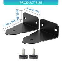 Aluminum Soundbar Wall Bracket, Speakers Wall Mounted Bracket Easy Install Space Saving for AH61~03943A Speakers 1