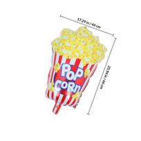 2Pcs Popcorn Bucket Balloon Foil Balloon Movie Night Supplies Popcorn-Themed Party Decoration Carnival Christmas Film Festival other
