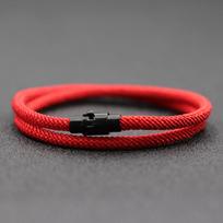 Nauja minimalistinė vyriška virvių apyrankė dvisluoksnė išgyvenimo apyrankė Homme aksesuarai vaikinui dovanų magnetinė sagtis Pulsera Hombre S 18.5cm 7.3Inch