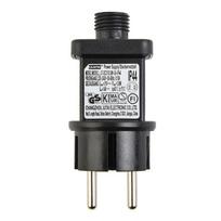Maitinimo adapteris 1 vnt. Maitinimo transformatorius Vairuotojas Girliandoms 2 kontaktų jungtims Koduotas IP44 31V DC Maks. 3,6 W China Mainland