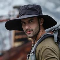 Nauja Apsauganti nuo saulės Žvejybos Kepurė Vasarinė Kvėpuojanti Tinklelio Kempingo Žygio Kepurės Anti-UV Kepurė nuo Saulės Alpinizmo Kepurės Vyriška Panama Kepurė chaki