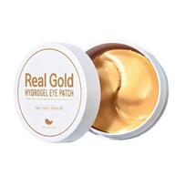 Prreti Skin Real Gold Hydrogel Eye Patch 60pcs – Firming & Hydrating Under Eye Mask with Gold for Puffiness & Dark Circles beige