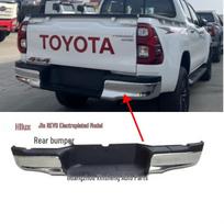 Suderinamas galinio buferio apsaugas ir kampų apsaugas Toyota Hilux REVO 2016-2024 modeliams Rear Bumper black