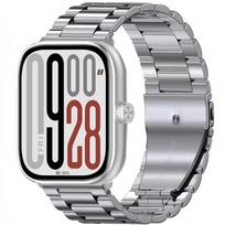 Metalinė apyrankė Redmi Watch 5/Redmi Watch 4, reguliuojama nerūdijančio plieno apyrankė Xiaomi Mi Band 9 Pro/Mi Band 8 Pro Redmi Watch 5-4 sidabras