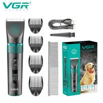 Original VGR Professional Dog Shaver Electric Pet Hair Trimmer Home Pet Hair Trimmer LED Digital Display Control Pet Push IPX7 Waterproof V-209 juoda