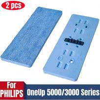 Philips OneUp 5000/3000 serijos valymo šluosčių rinkinys, 2 vnt. Pakeičiamas mikropluošto audinys elektriniam šluotui Pakeičiamas valymo audinys