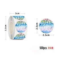 300Pcs 2.5CM Round Laser Scratch Off Stickers Surprise Labels Secret Code Cover Sticker Activity Card Self-Adhesive Sticker