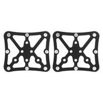 Self-Locking Bike Pedals Quick Release for MTB/Road Bike, Lock Shoe Conversion Flat Pedals Cycling Accessories (Universal Fit)