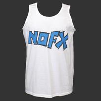 NOFX Hardcore Punk Rock Marškinėliai liemenė unisex balta S2XL Unisex Marškinėliai M