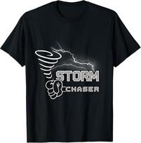 Storm Chaser Cool Electric Lightning Tornado Weather TShirt Unisex T-Shirt XXL