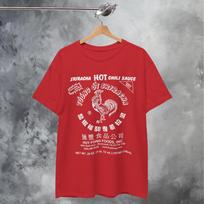 Spicy Rooster Sriracha Hot Sauce Label  T-Shirt Unisex tee Unisex T-Shirt XXL