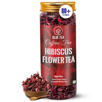 MĖLYNA ARBATA - Hibisko arbata - 50 g (80+ Puodeliai) | ARBATOS ODOS ŠVYTĖJIMUI STIPRINTI | Gėlių pagrindu - Žolelių arbata - Be kofeino - Rūgštokas skonis - Be GMO | Savyb