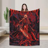 Devil May Cry 5 Dante Blankets Quality Super Soft  Throw Blanket Winter Picnic Living Room Print Bedspread 75x90cm
