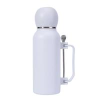Dvigubos sienelės Yerba Mate terminis butelis 1.3L Termosas Patvarus izoliuotas butelis Kempingas balta