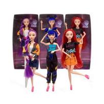 (3pcs Set)3X 30cm Kpop Demon Hunters Girls Doll Toy Rumi Mira Zoey Figure Dolls Birthday Gift