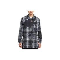 Nike Kyrie Loose Sport Printed Plaid Woven Jacket Men Outerwear Black CK6752-010 M