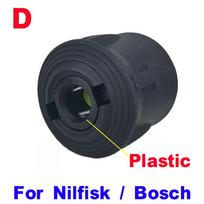 Slėginio plovimo įrangos greitoji jungtis pistoletui ir plovimo įrenginiui prie M22 14 mm vidinio sriegio Karcher Lavor Bosch black