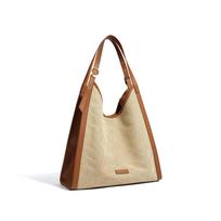 Tote Bag Women's Large Bag Large Capacity Cotton Linen Simple Commuting One-shoulder Armpit Cloth Bag Lazy Style