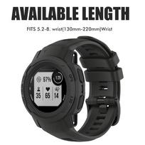 Replacement Straps Compatible for Garmin Instinct 2s Sports GPS Smartwatch Silicone Straps with